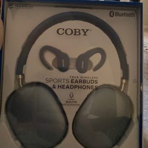 New in Box Coby wireless sports Earbuds & headphones